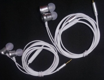 手機電腦mp3通用入耳式耳機重低音圓線線控耳塞帶麥耳機