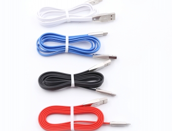 micro usb 發光數據線面條線