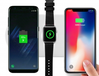 3合一無(wú)線充電器
